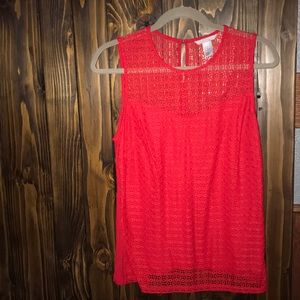 H&M lace sleeveless top
